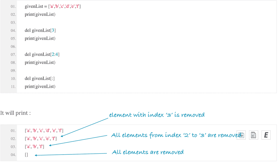 python remove item from list