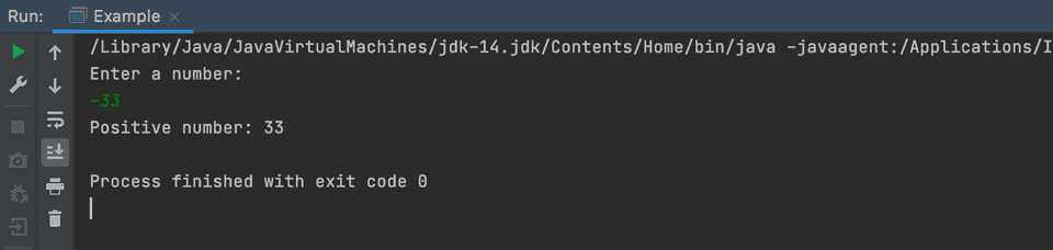 java negative to positive math abs()