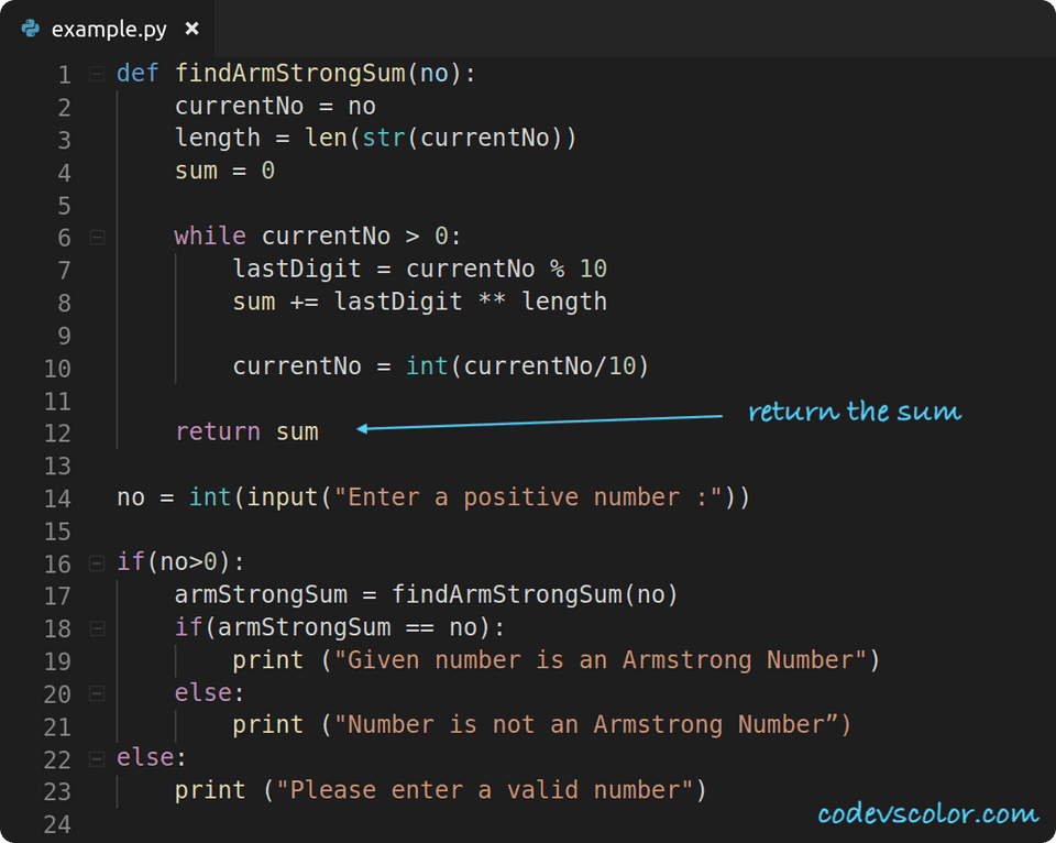 python check armstrong