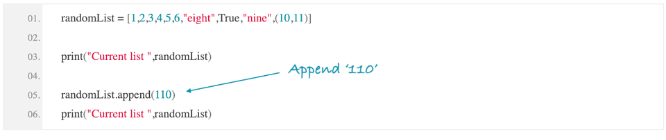 python append element to list