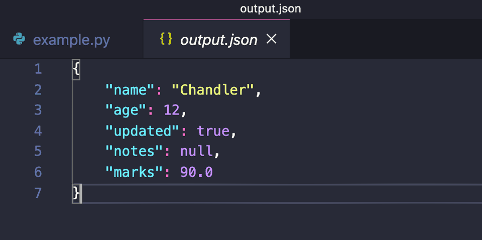 python json pretty print