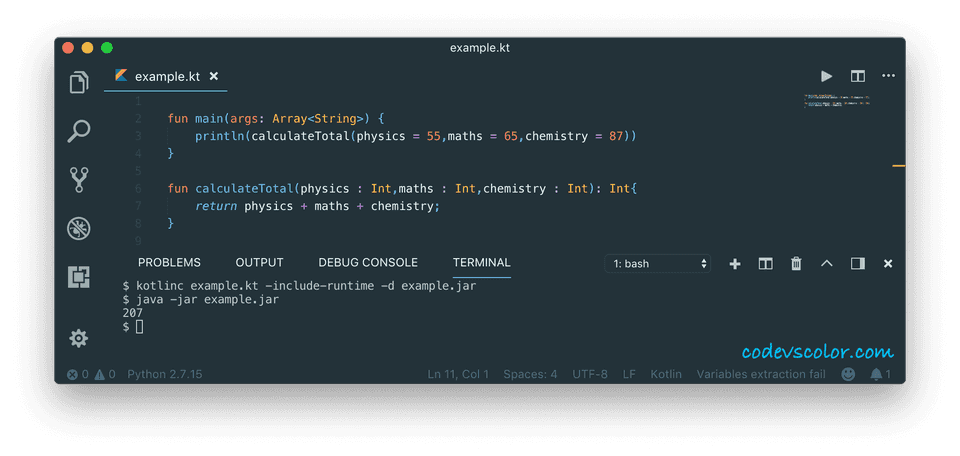 kotlin named arguments