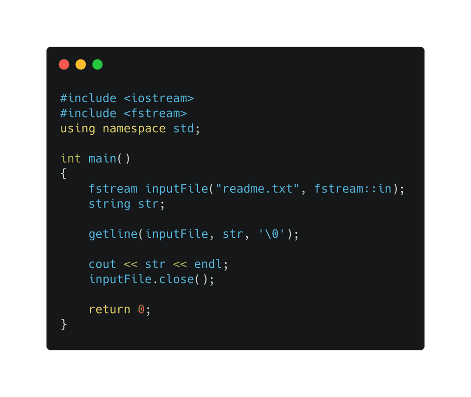 C++ read file using getline