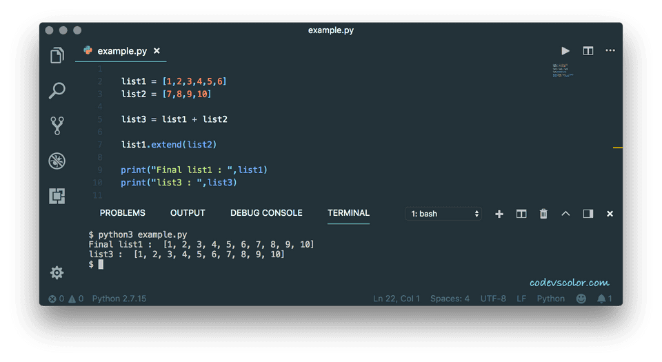 python add delete element from a list